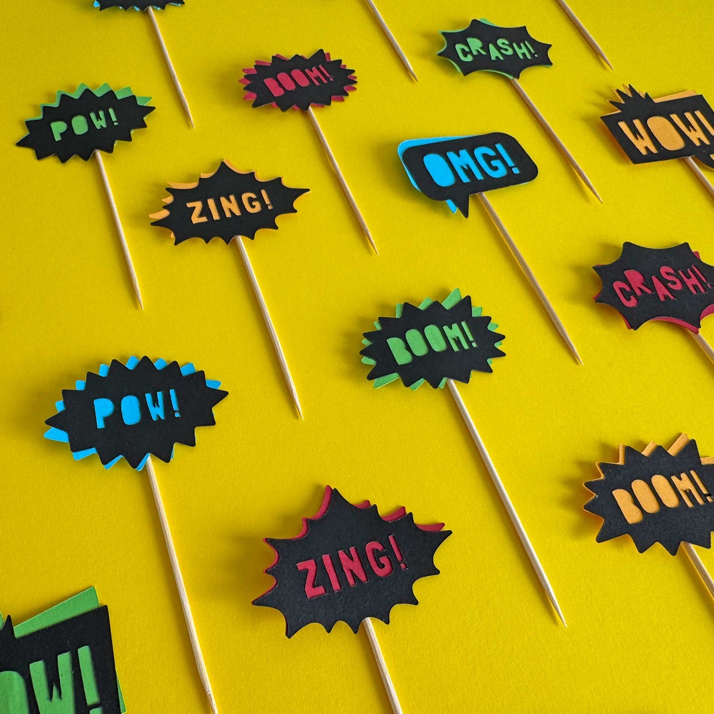 Superhero Mini toppers