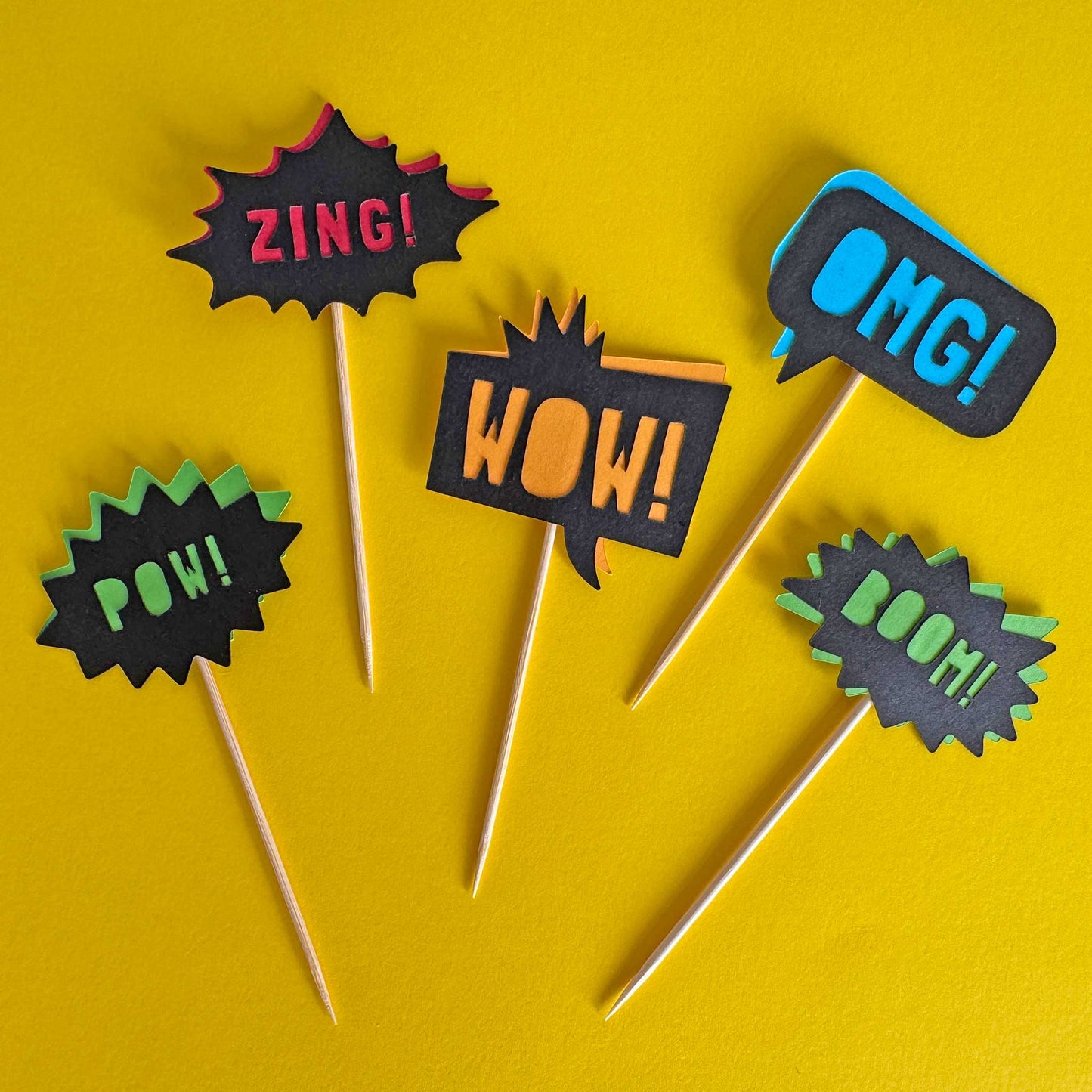 Superhero Mini toppers