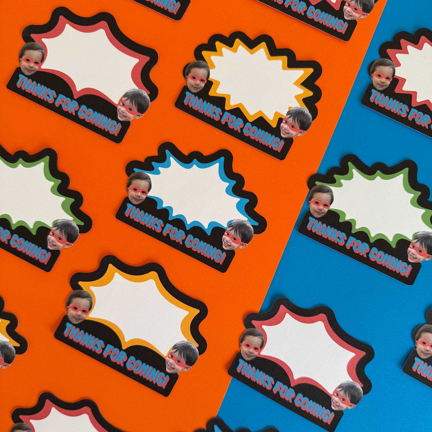 Superhero Party Bag Tags