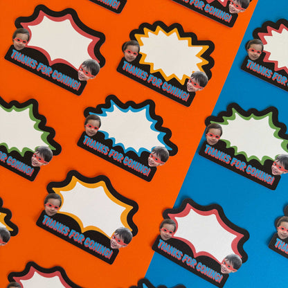 Superhero Party Bag Tags