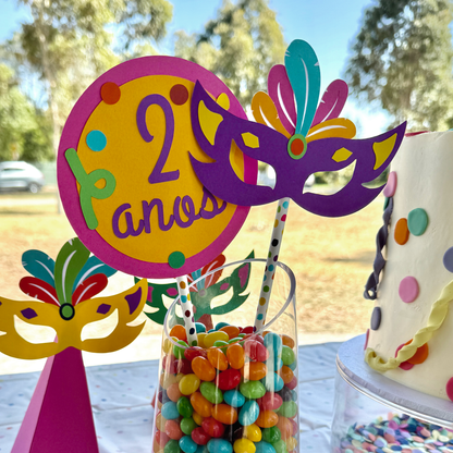 2 Carnival Large Toppers