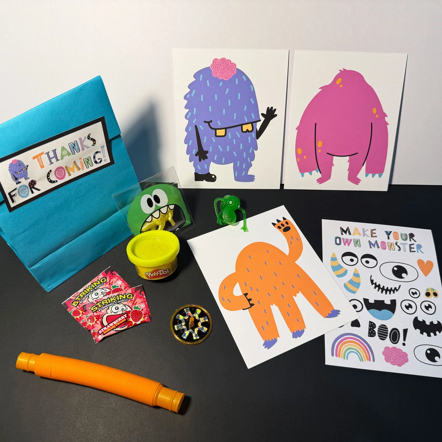 Little Monsters Party Bag Tags