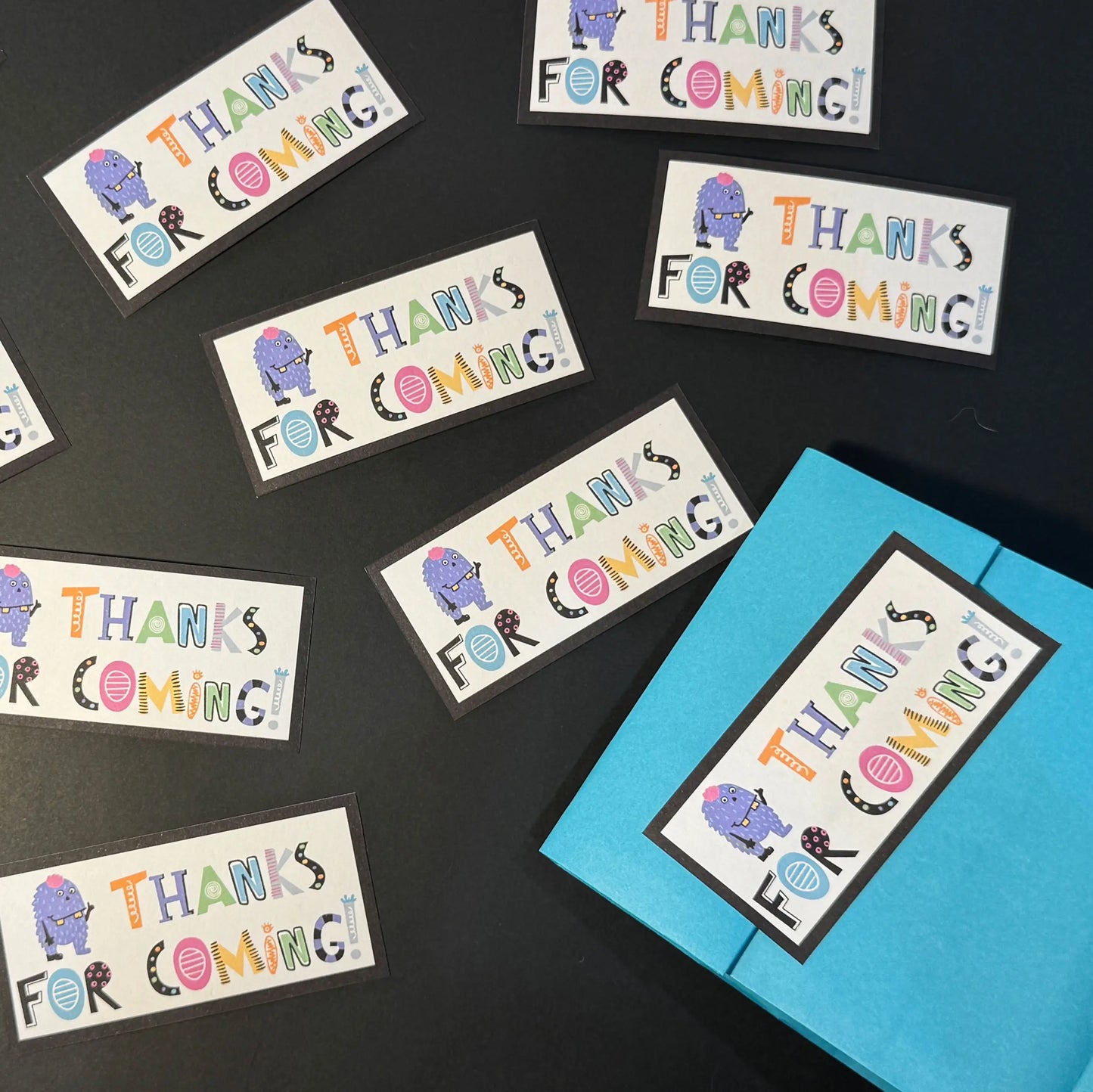 Little Monsters Party Bag Tags
